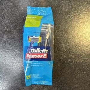 Gillette Sensor2 Pivot Lubrastrip Disposable 12 Razors